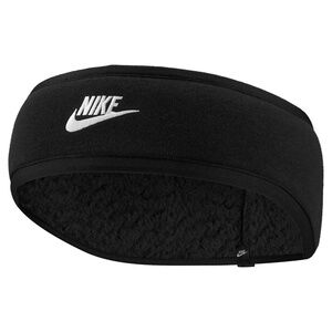 Nike Sportswear Club Fleece Training Headband Black White Mens Size OSFM 18 inch